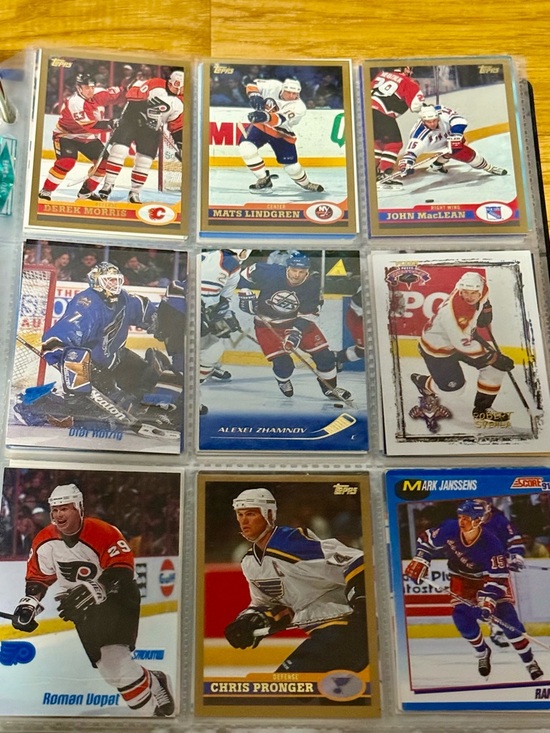 Other - Binder Full Of 1990 2001 NHL Hockey Card